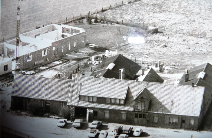 Luftbildaufnahme der alten Firma von 1971