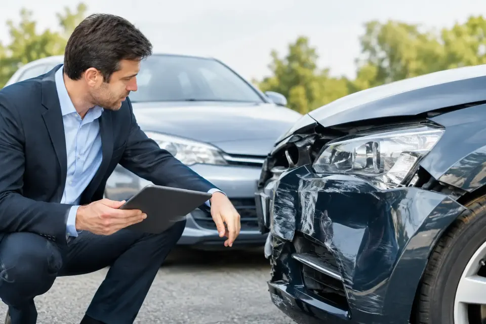 Wer zahlt den Gutachter nach einem Unfall? – Symbolbild (KI-generiert)